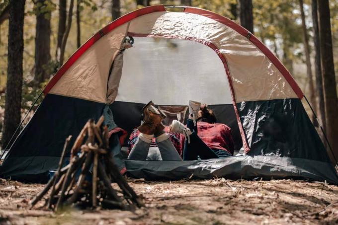Wiatroodporny odblaskowy sznurek naciągowy Camping Namiot prowadzący liny Pleciony 50 stóp / 100 stóp 0