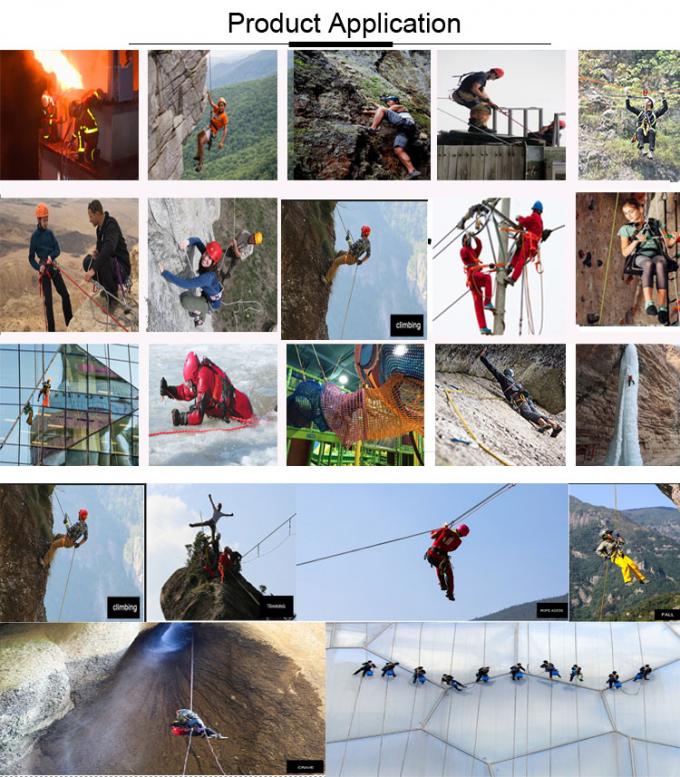 Nylonowa lina wspinaczkowa do wspinaczki linowej 12 mm lina statyczna do użytku na zewnątrz 0
